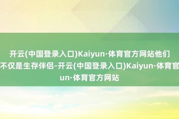 开云(中国登录入口)Kaiyun·体育官方网站他们寻求的不仅是生存伴侣-开云(中国登录入口)Kaiyun·体育官方网站